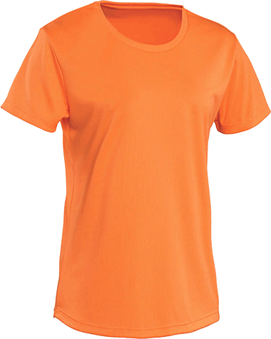Orange Tshirt Neck Added