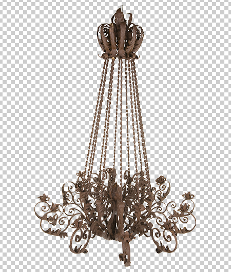 brass chandelier with background removed brass chandelier with background removed