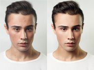 male model portrait retouch by imageediting