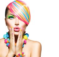 woman air brush image editing retouch
