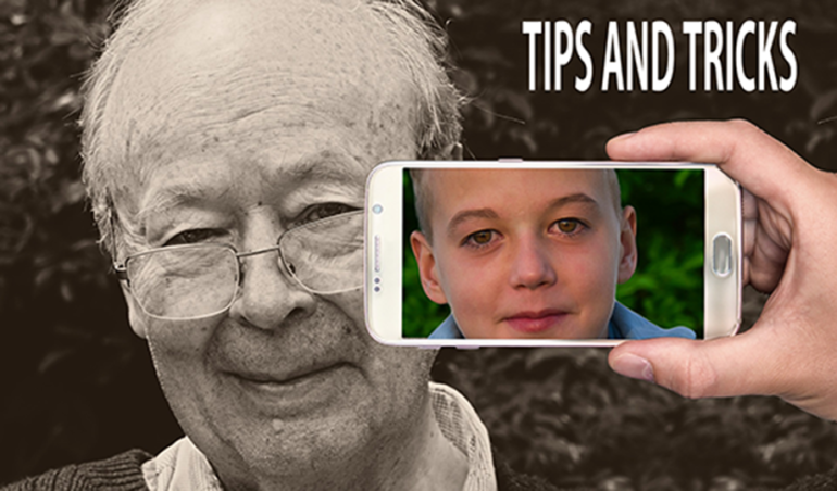 How the face of an old man can turn into a fresh face of a young boy by tips & tricks