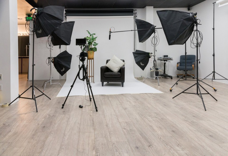 All Photography Instruments in a Photography Studio