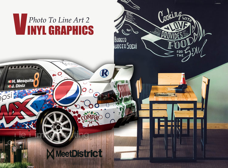 Examples of vinyl-graphics