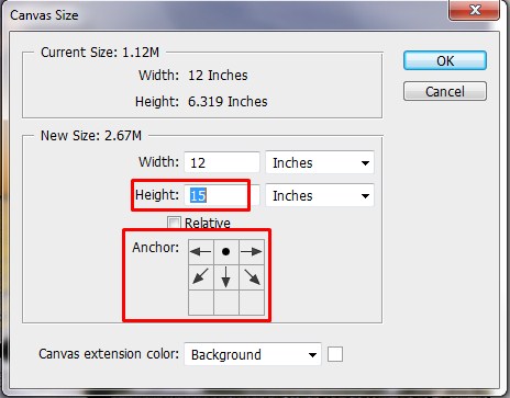 showing how height changes and arrow side changes have the effect