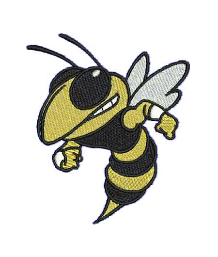 Bumble Bee Digital Embroidery After Sample Bumble Bee Digital Embroidery After Sample